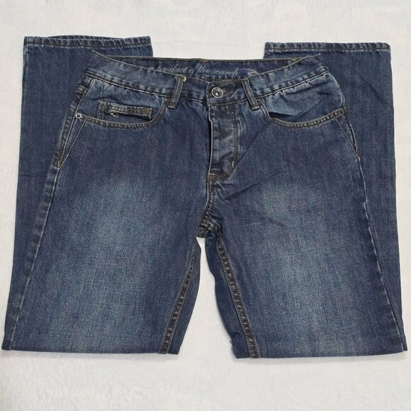 Rip Curl Men’s Medium Wash Denim Jeans | Cotton Casual Button Fly | Relaxed Fit - Picture 3 of 8